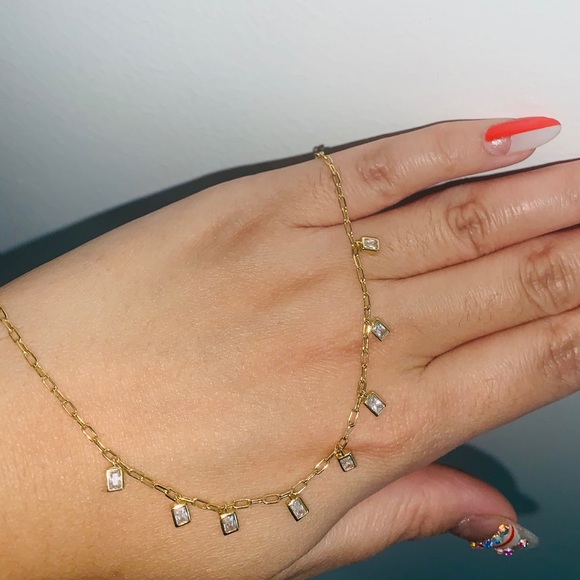 Gorjana Jewelry - Gorjana Diamond Charms diamond drop Necklace